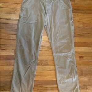 Tan Carhartt Utility Pants.